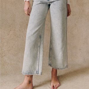 Sézane le crop jeans size 40